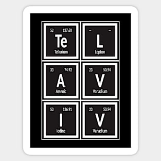 Tel Aviv | Periodic Table Sticker